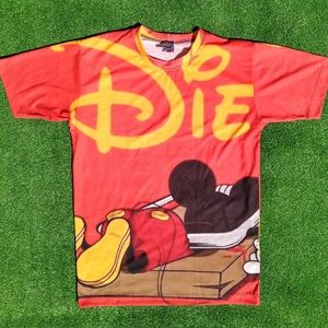 Fun Die Dead Mickey In a Mousetrap Funny Shirt New
